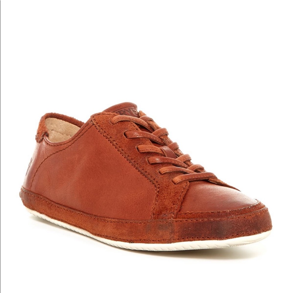 Frye Dean Artisan Low Sneaker in Whiskey Tumbled